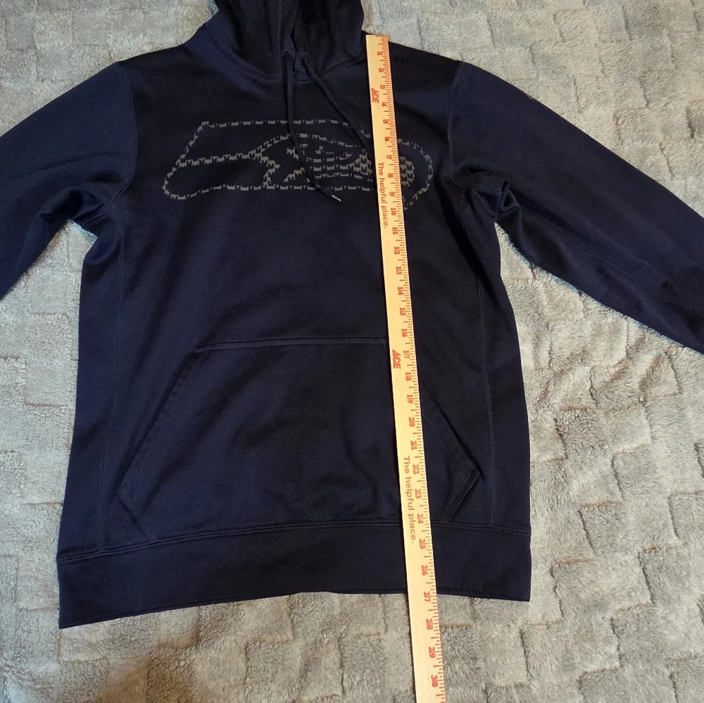 Seattle Seahawks Nike Therma Fit Pullover Hoodie Sweatshirt Mens S Blue Fleece - Picture 6 of 13